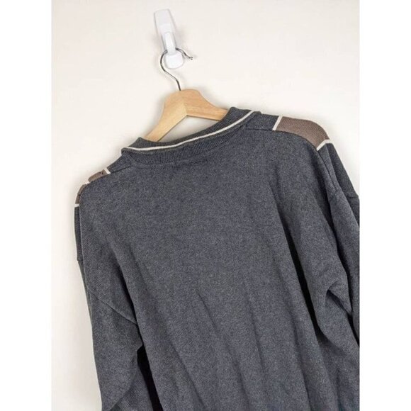 VINTAGE Grandpa Sweater preppy Dad sweater - Picture 9 of 10